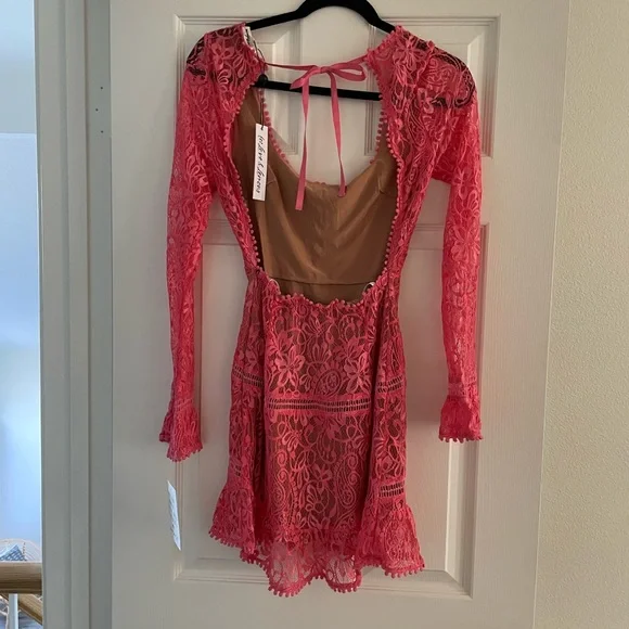 For Love and Lemons Emerie Dress - Pink - Picture 2 of 6